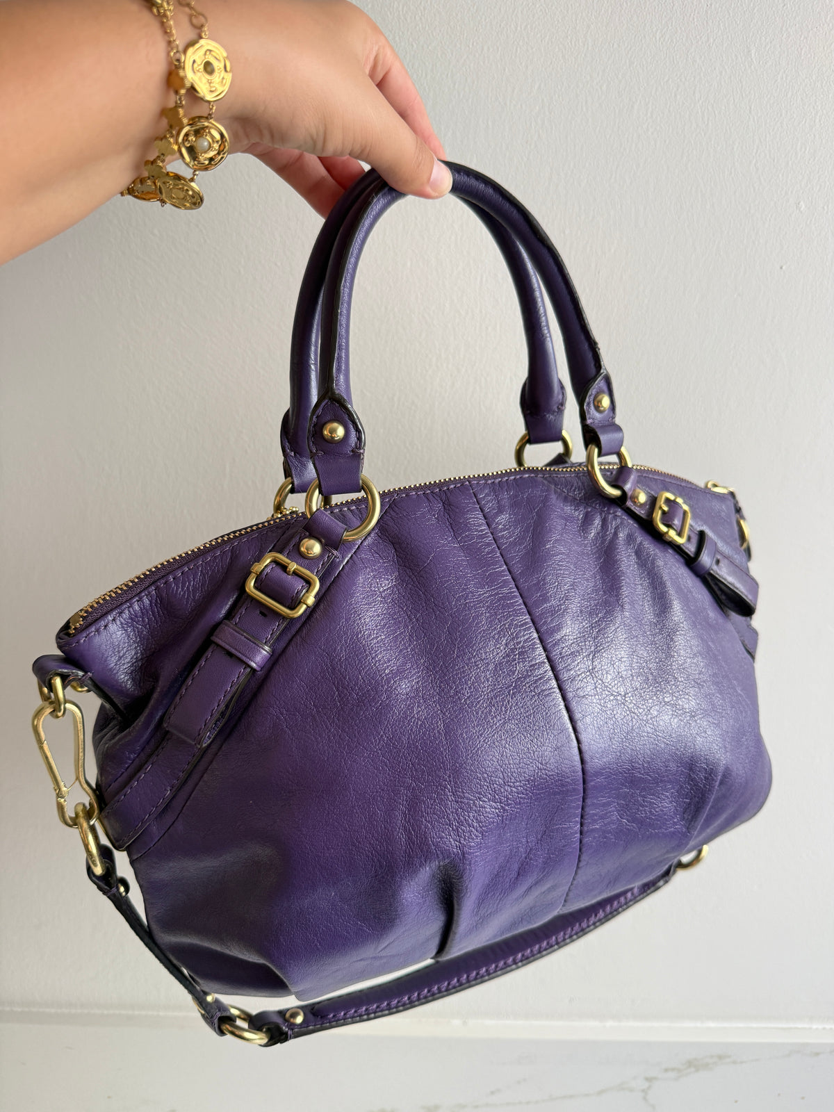 Coach Madison Sophia Leather Handbag, Medium