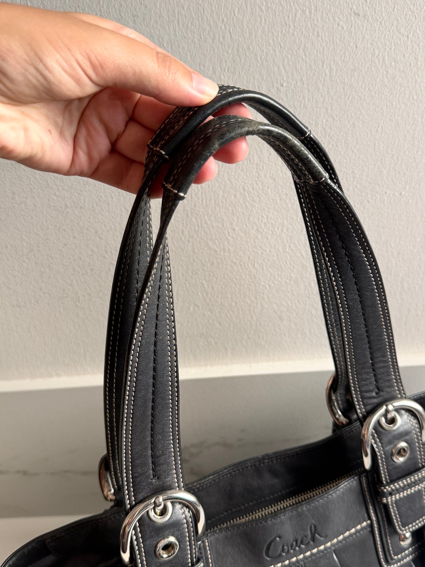 Coach Soho Leather Shoulder Bag