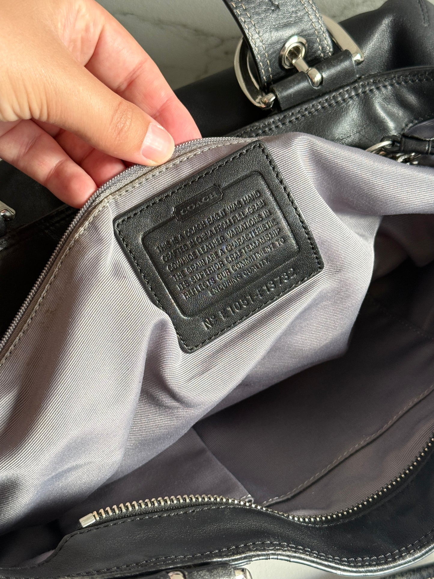 Coach Soho Leather Shoulder Bag