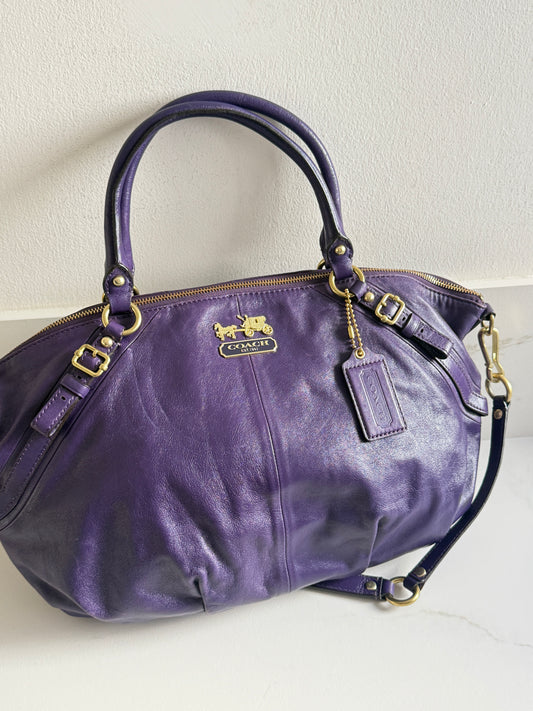 Coach Madison Sophia Leather Shoulder Bag