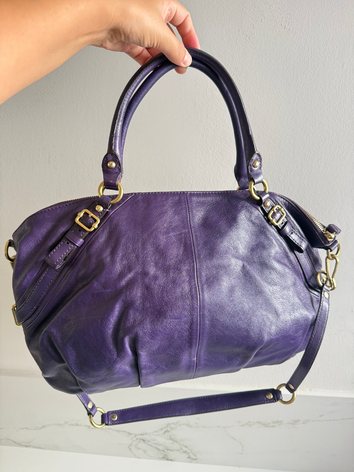 Coach Madison Sophia Leather Shoulder Bag