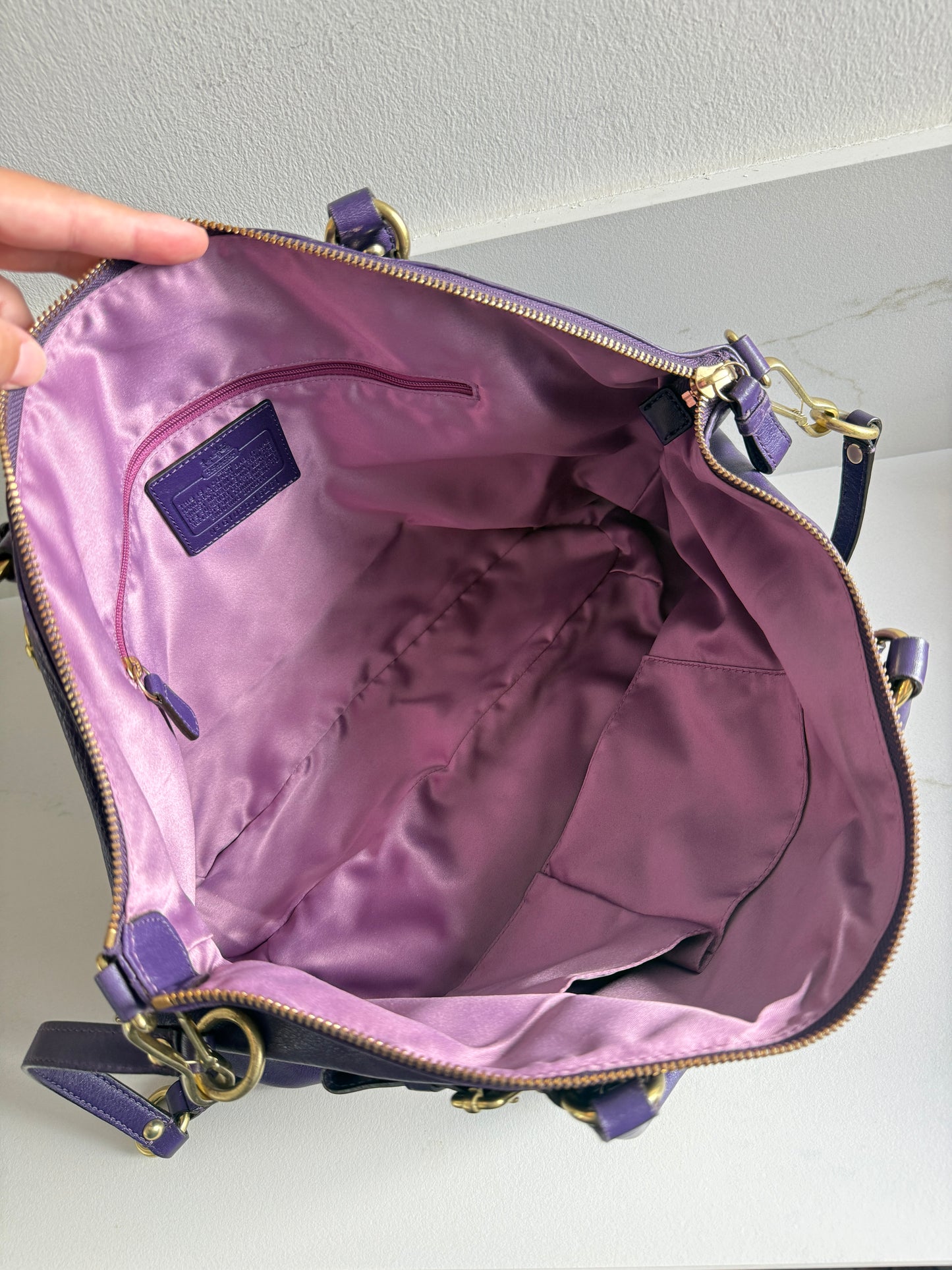 Coach Madison Sophia Leather Shoulder Bag