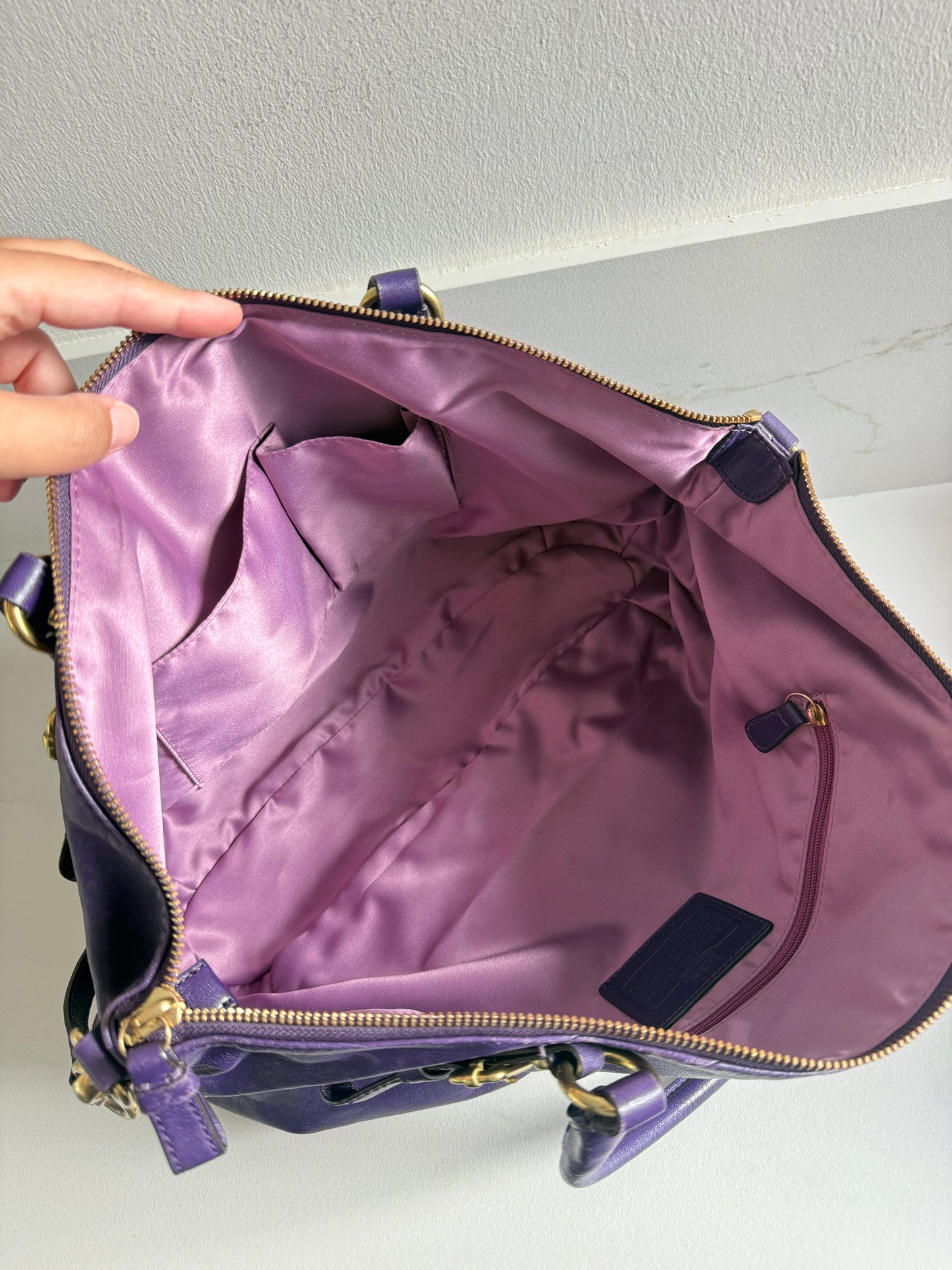 Coach Madison Sophia Leather Shoulder Bag