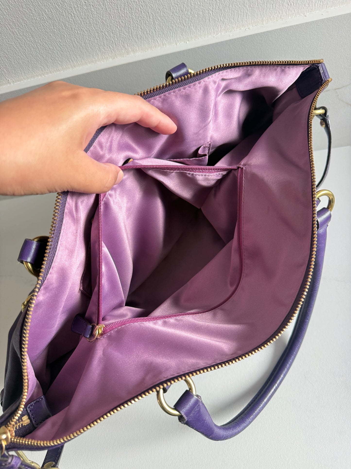 Coach Madison Sophia Leather Shoulder Bag