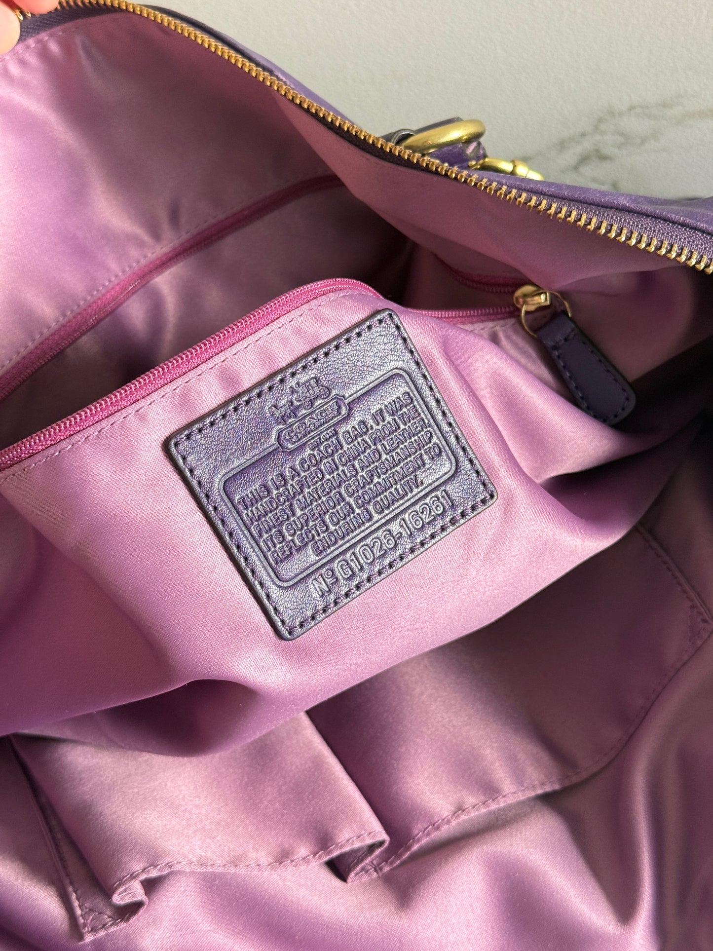 Coach Madison Sophia Leather Shoulder Bag