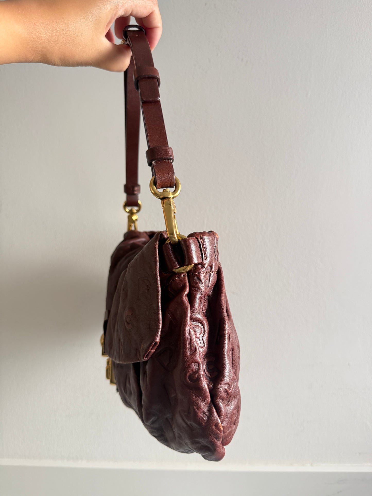 Super Rare Marc by Marc Jacobs Dreamy Logo Linda Shoulder Bag