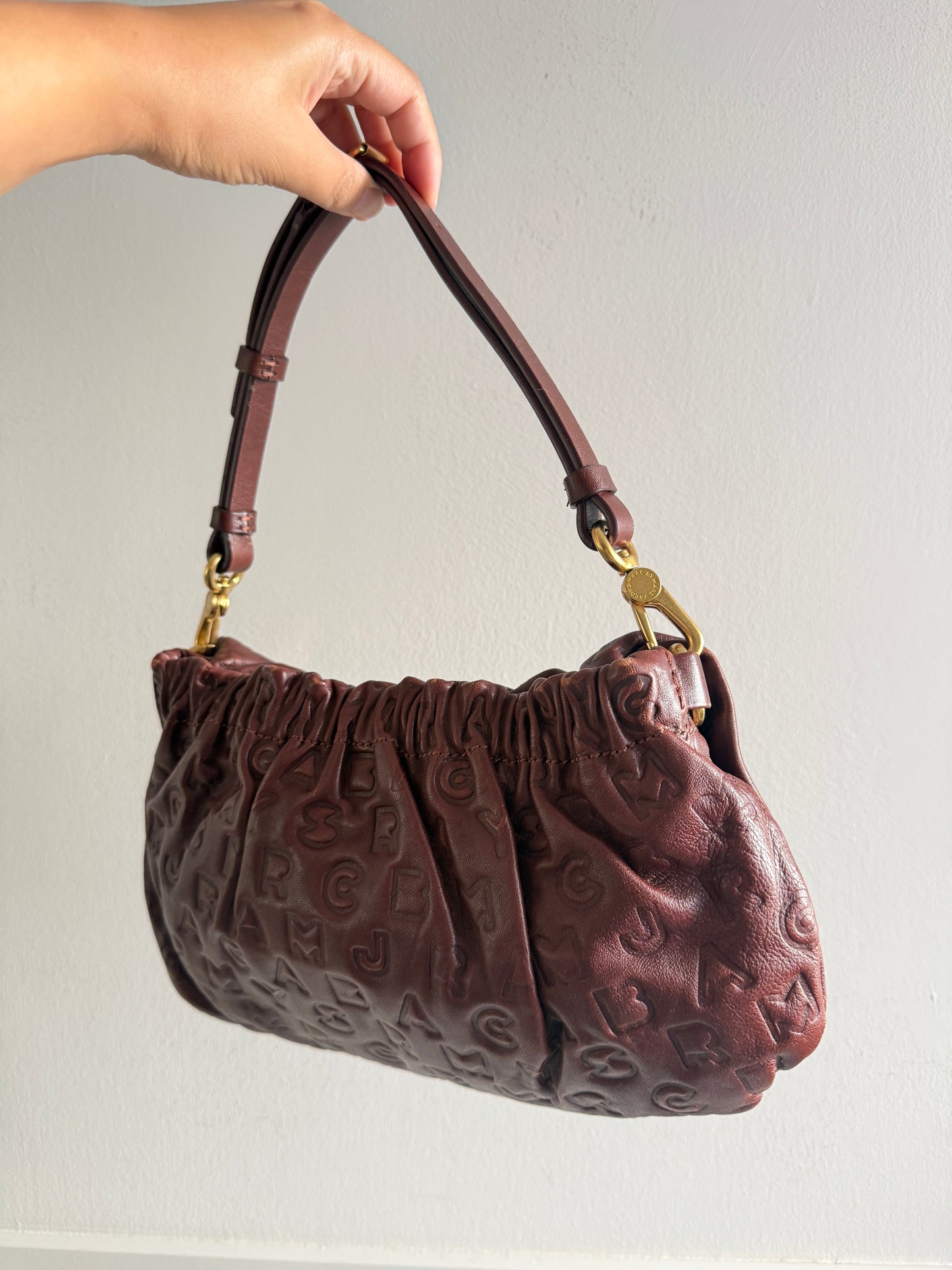 Super Rare Marc by Marc Jacobs Dreamy Logo Linda Shoulder Bag