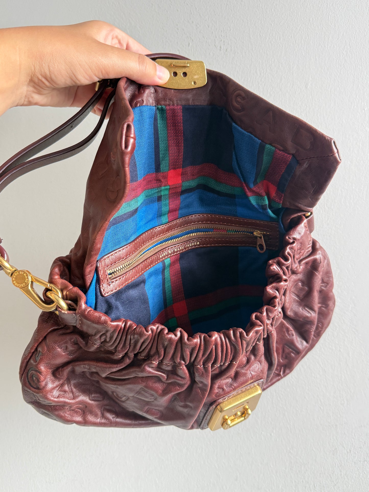 Super Rare Marc by Marc Jacobs Dreamy Logo Linda Shoulder Bag