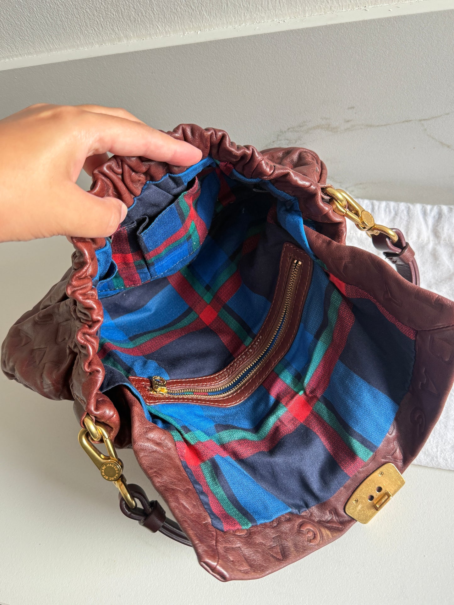 Super Rare Marc by Marc Jacobs Dreamy Logo Linda Shoulder Bag