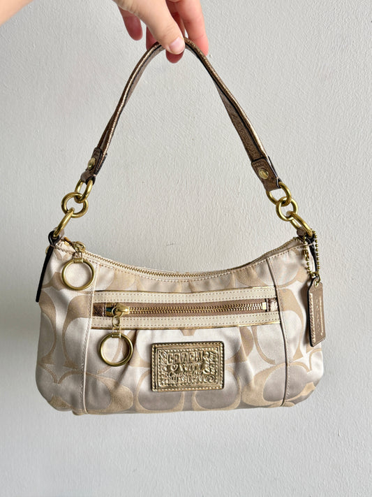 Coach Poppy Signature Shoulder Bag