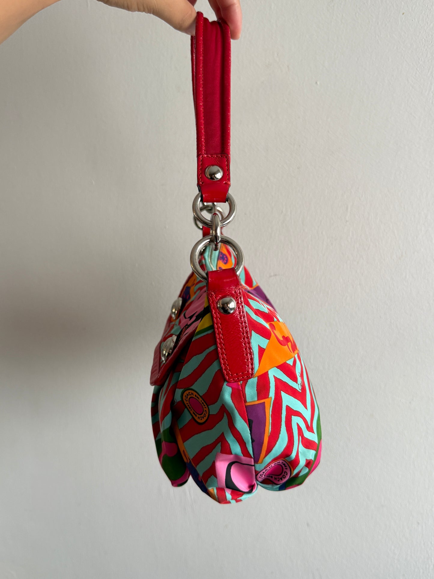 Super Rare Coach Poppy Graffiti Shoulder Bag