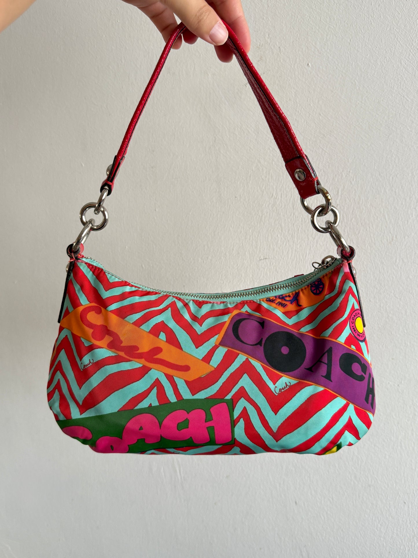 Super Rare Coach Poppy Graffiti Shoulder Bag