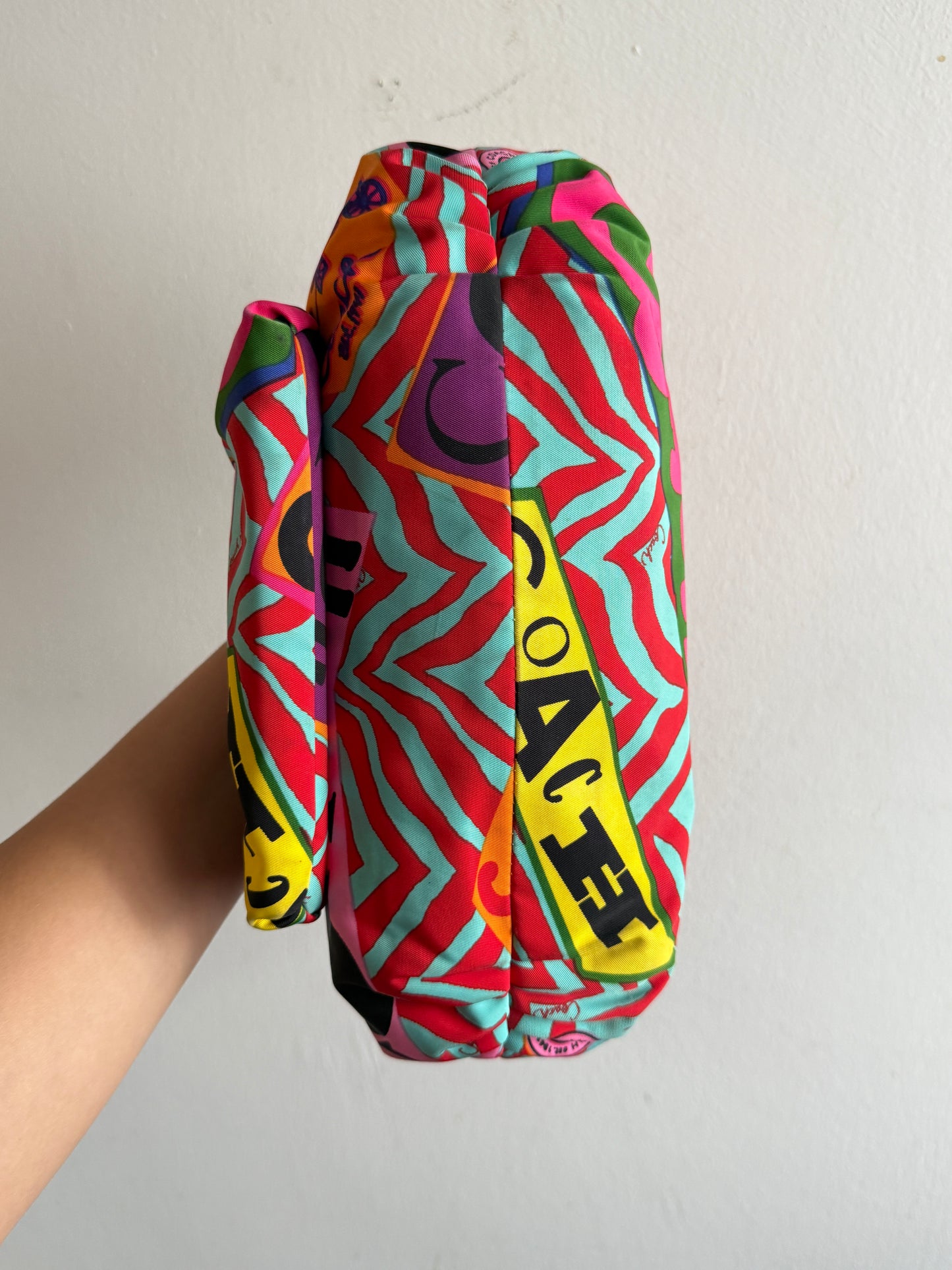 Super Rare Coach Poppy Graffiti Shoulder Bag