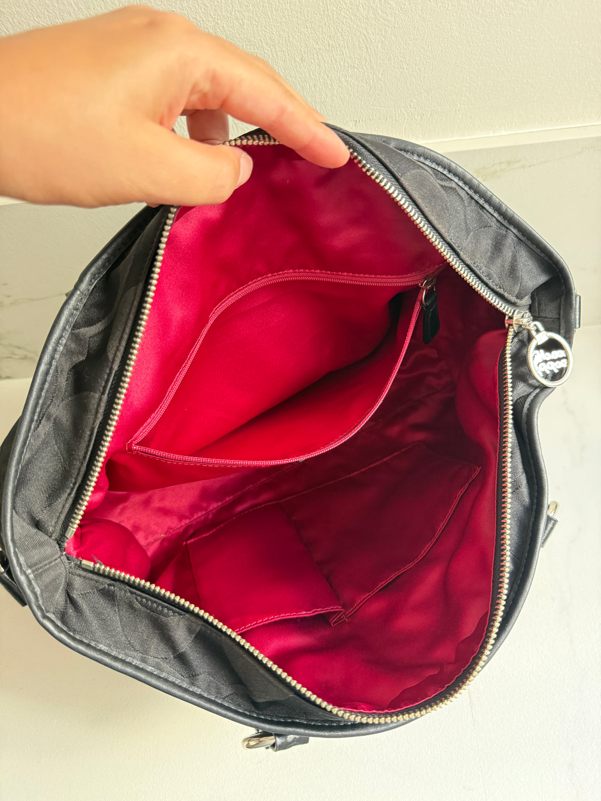 Coach Poppy Signature Shoulder Bag