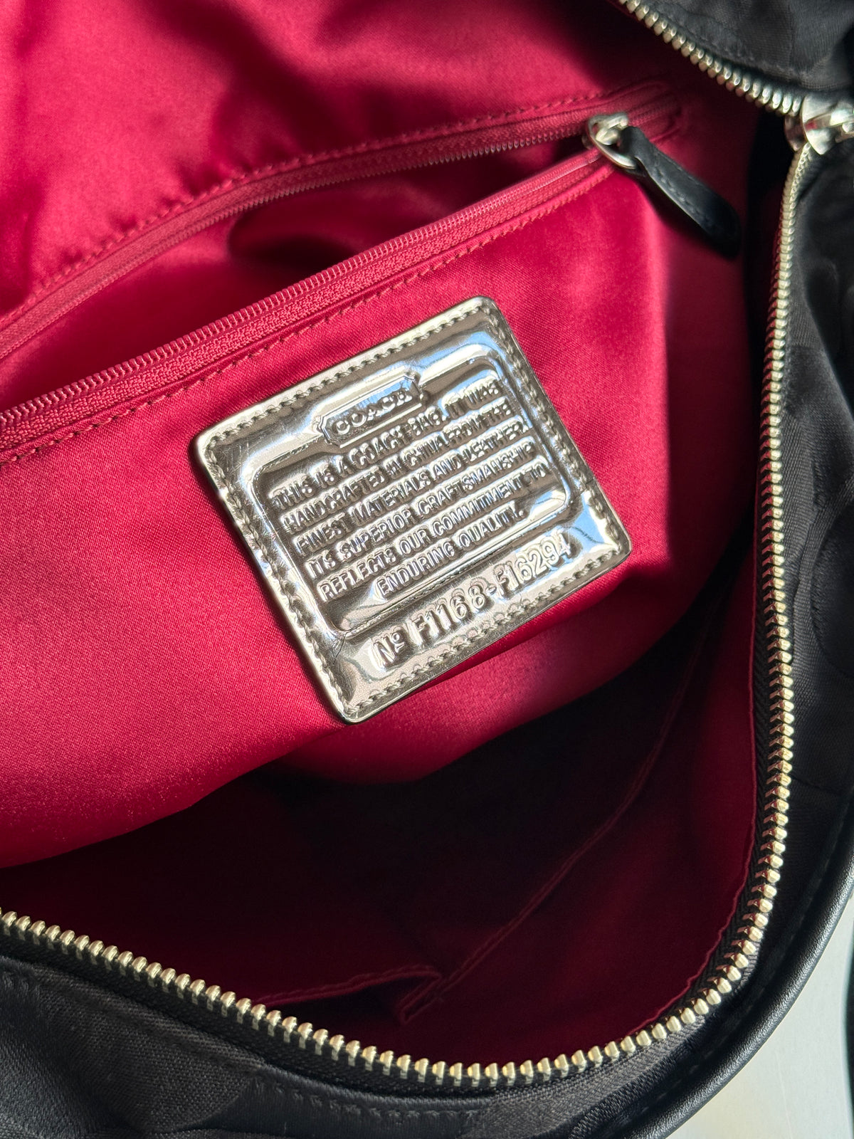 Coach Poppy Signature Shoulder Bag