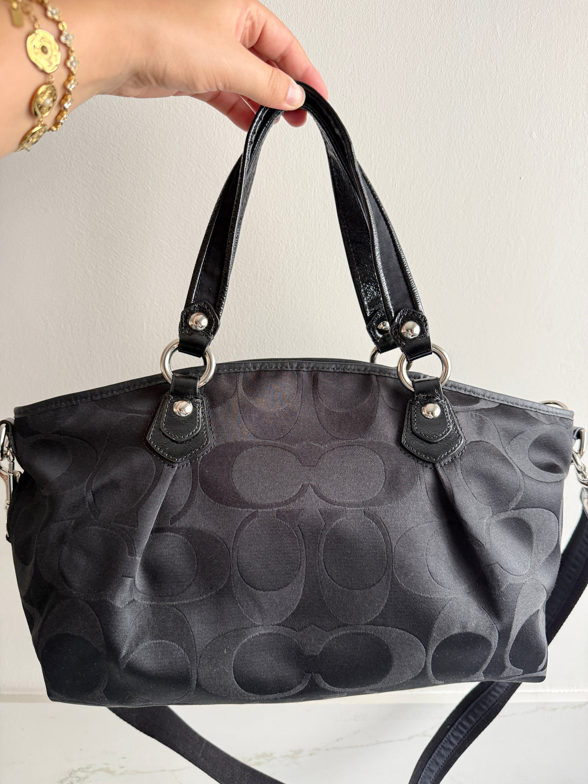 Coach Poppy Signature Shoulder Bag