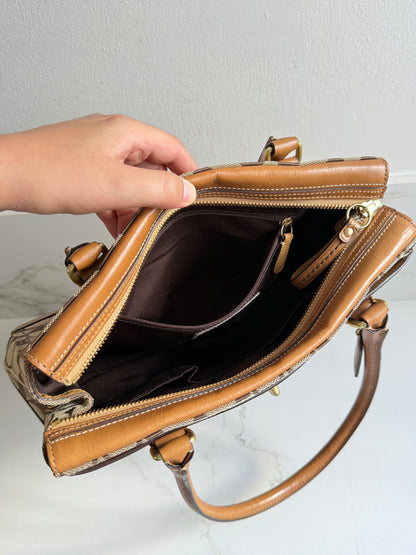 Coach Hampton Signature Shoulder Bag, Medium