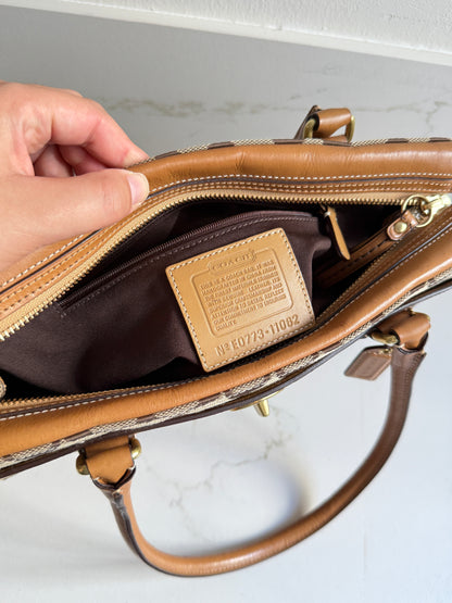 Coach Hampton Signature Shoulder Bag, Medium