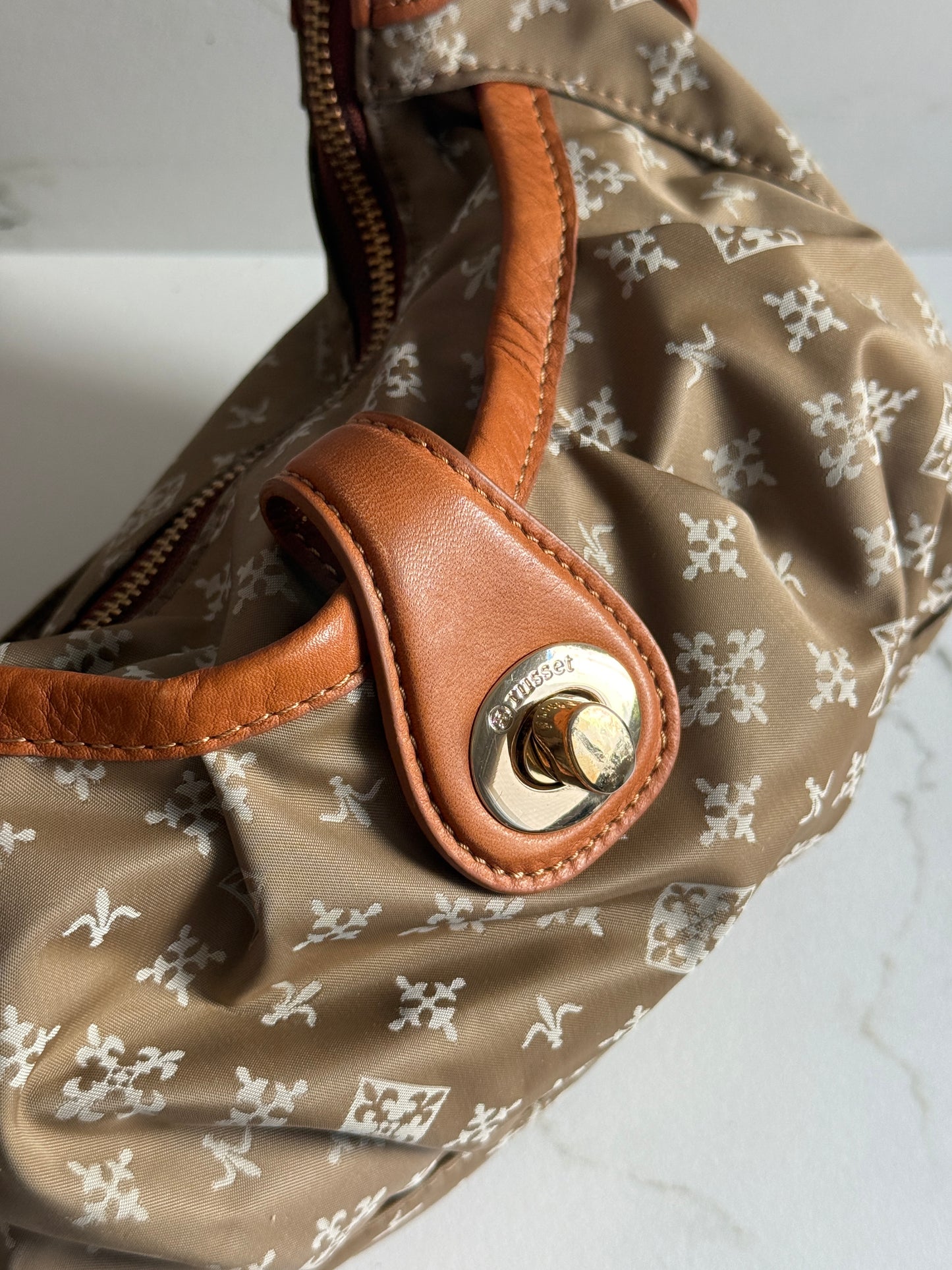 Russet Monogram Mini Bag