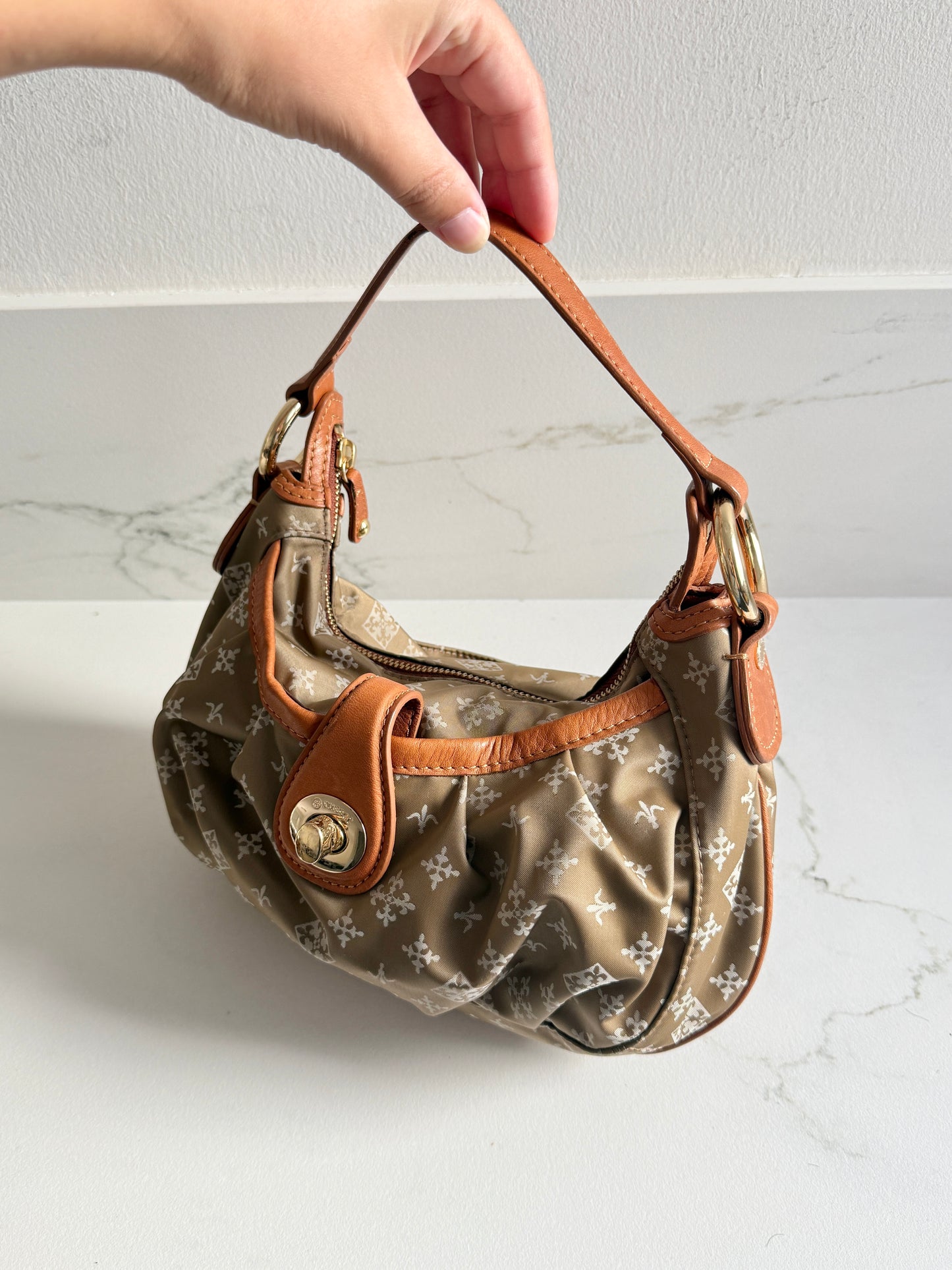 Russet Monogram Mini Bag