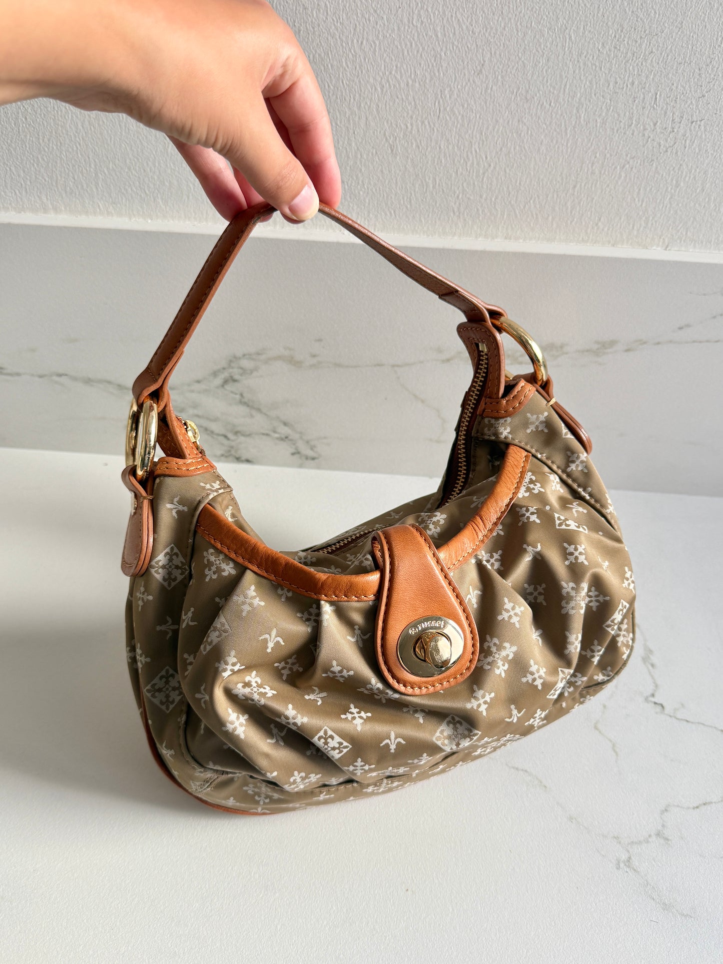 Russet Monogram Mini Bag