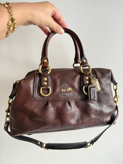 Coach Madison Sabrina Leather Satchel