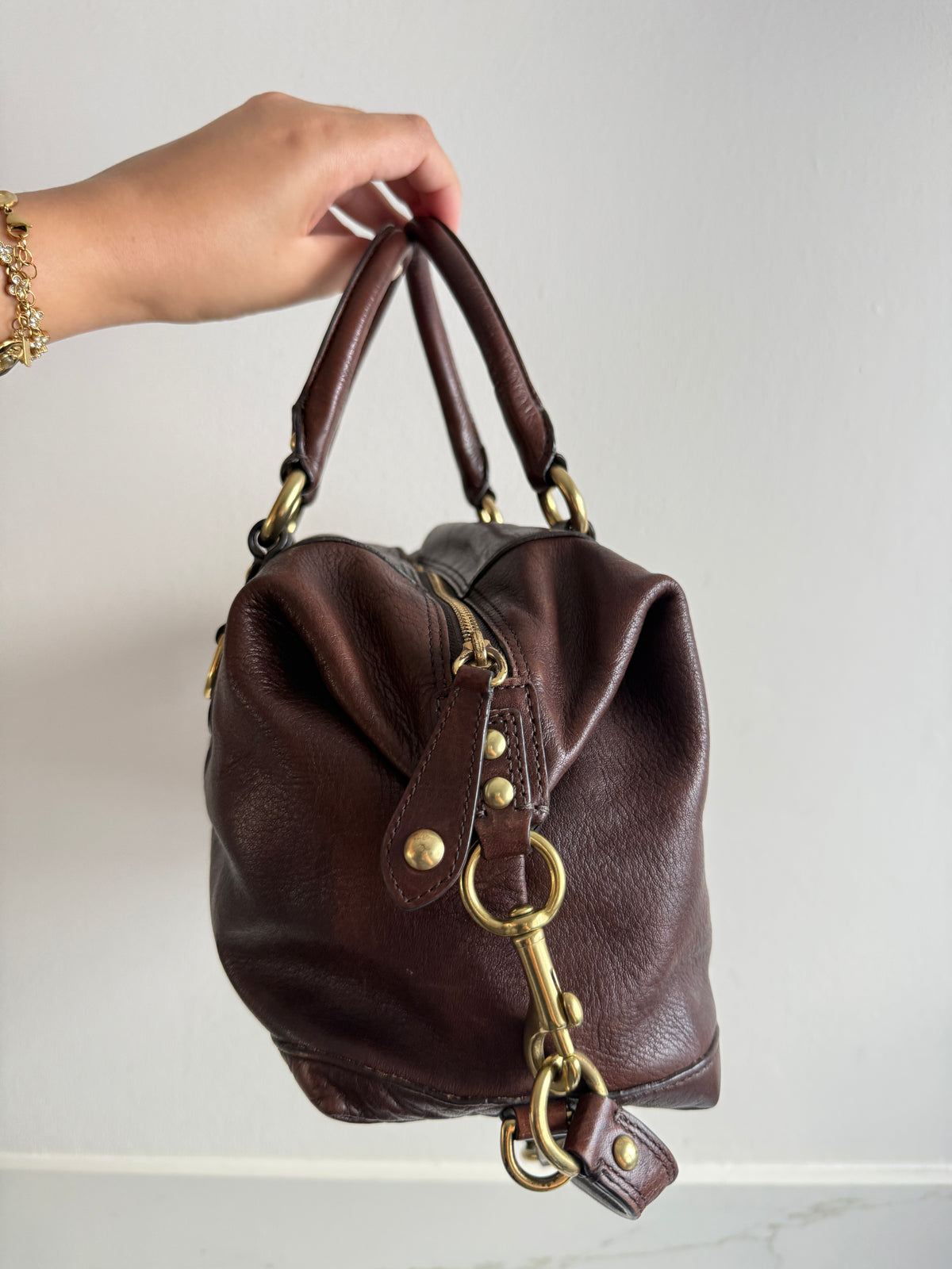 Coach Madison Sabrina Leather Satchel