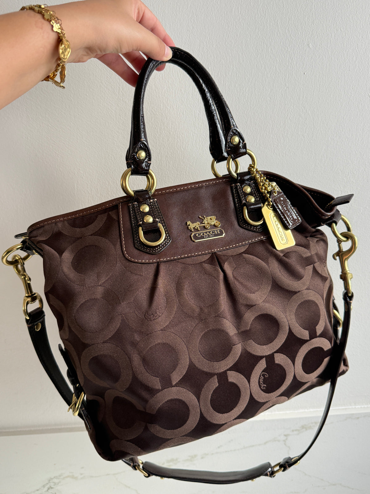 Coach Ashley Signature Tote Bag