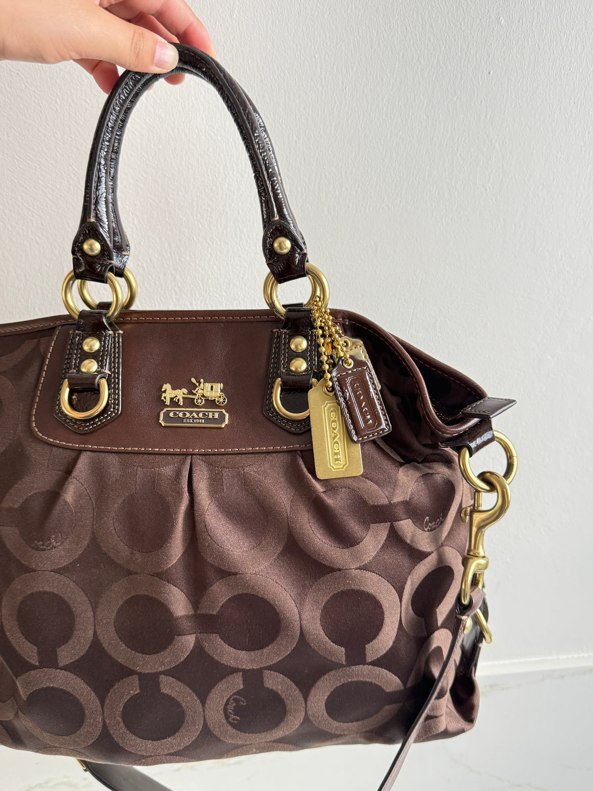 Coach Ashley Signature Tote Bag