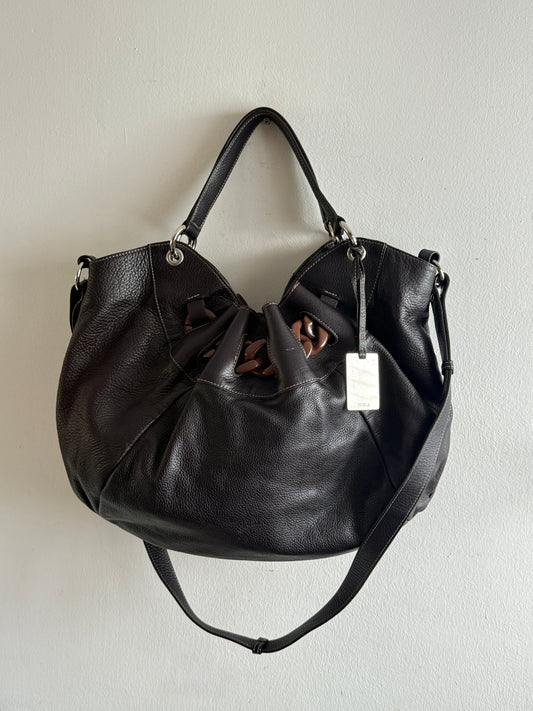 Super Rare Furla Leather Tote Bag, XL