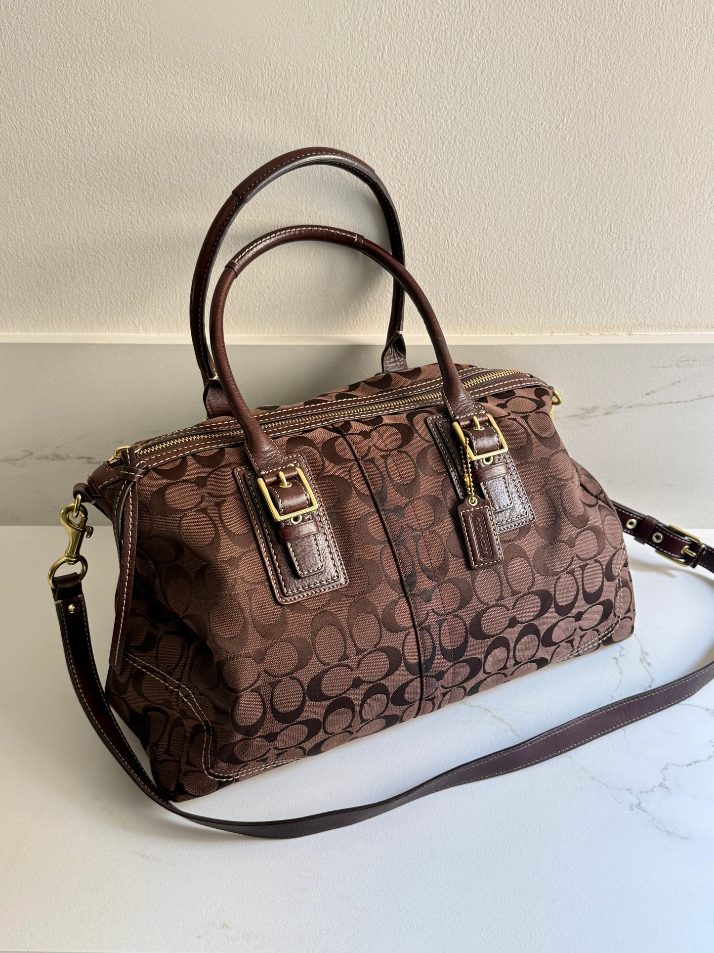 Super Rare Coach Signature Carryall Bag