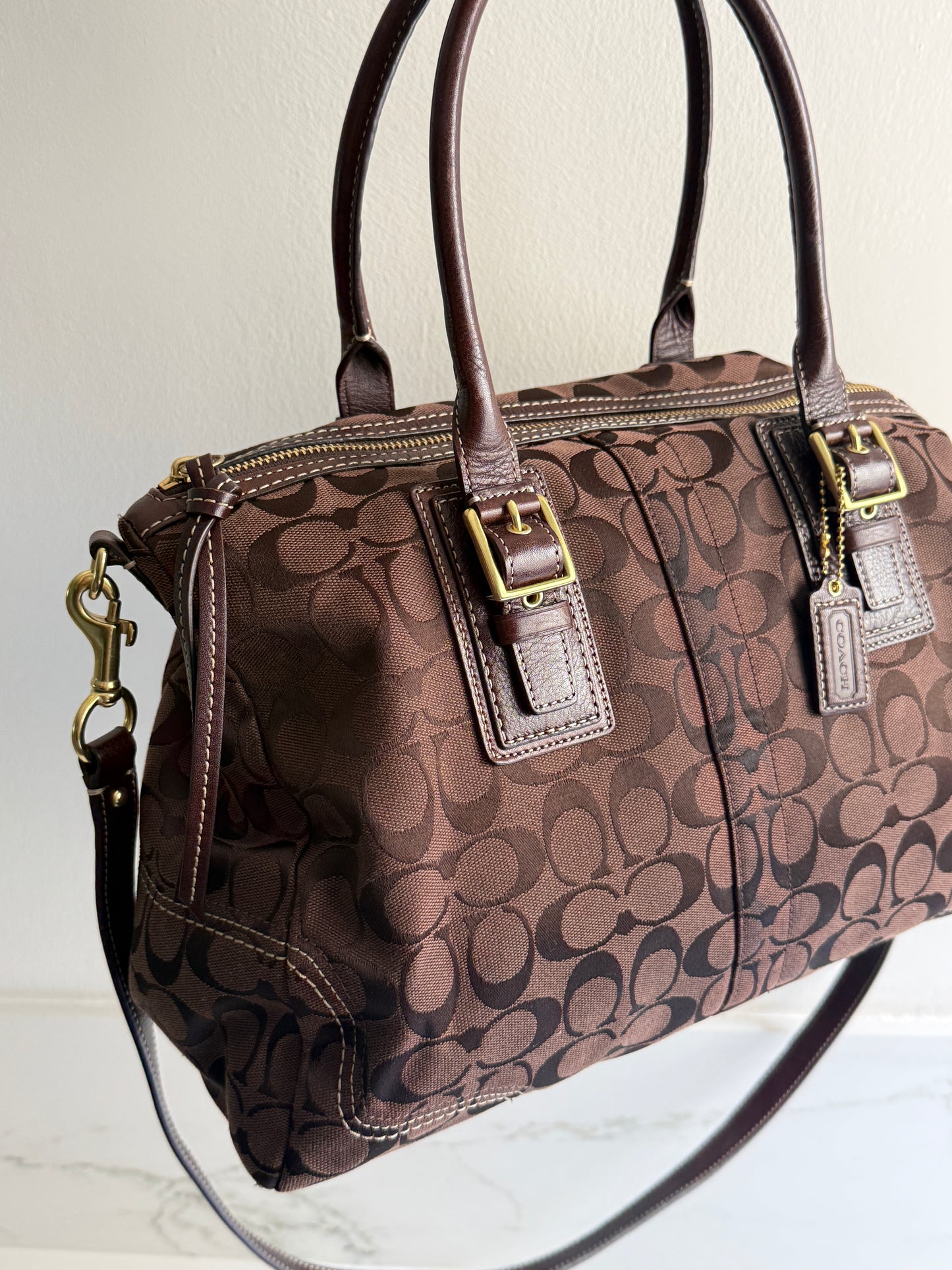 Super Rare Coach Signature Carryall Bag