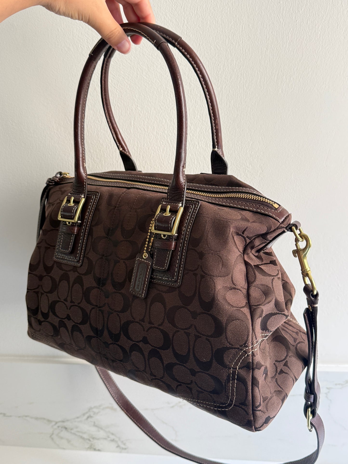 Super Rare Coach Signature Carryall Bag