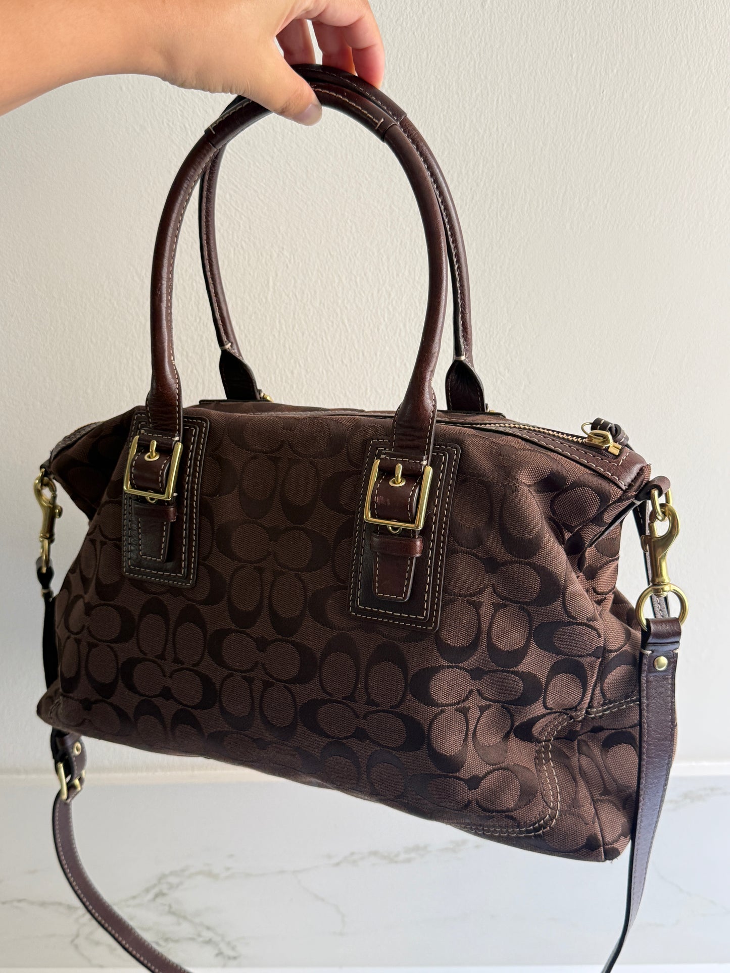 Super Rare Coach Signature Carryall Bag