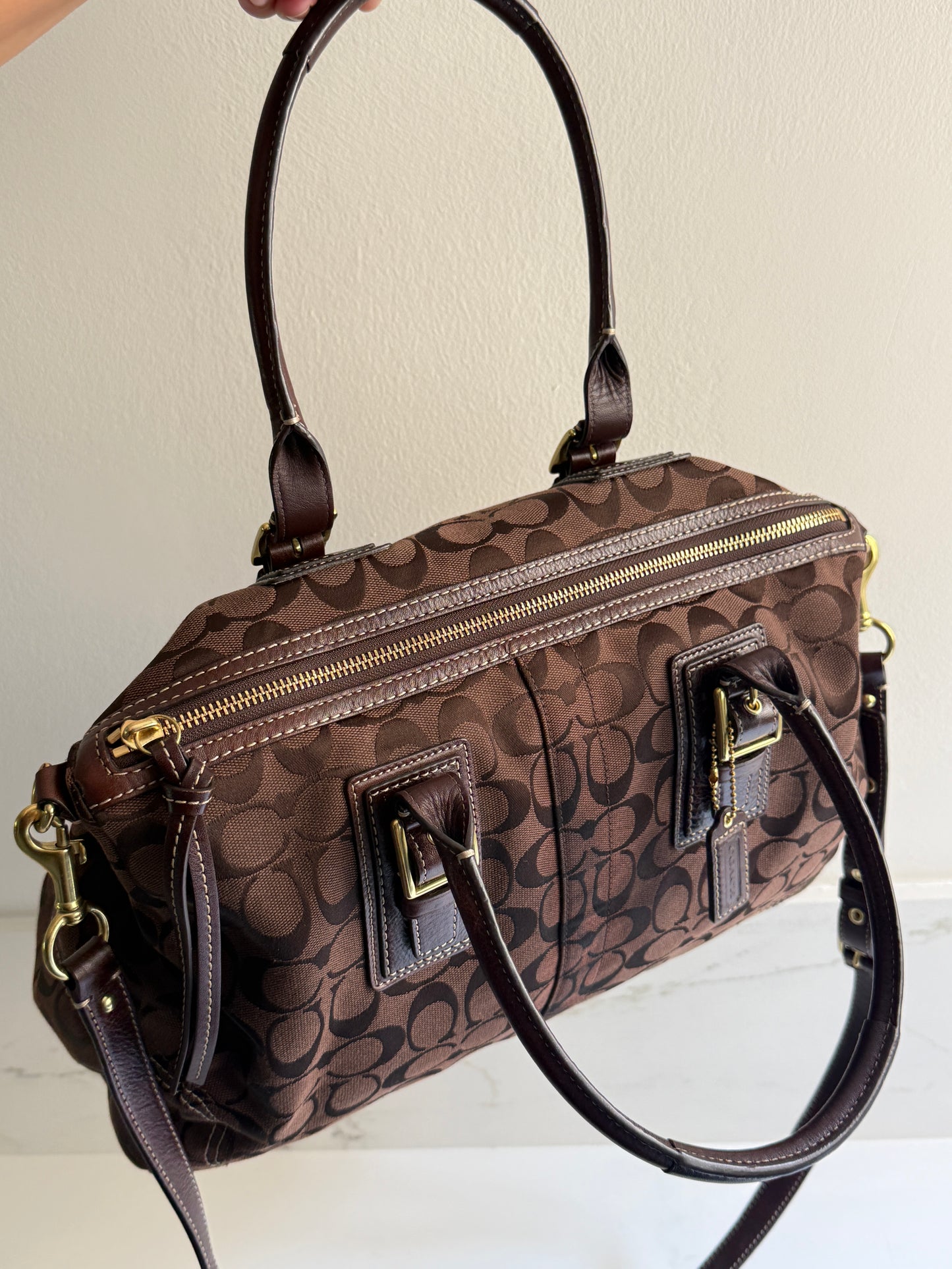 Super Rare Coach Signature Carryall Bag