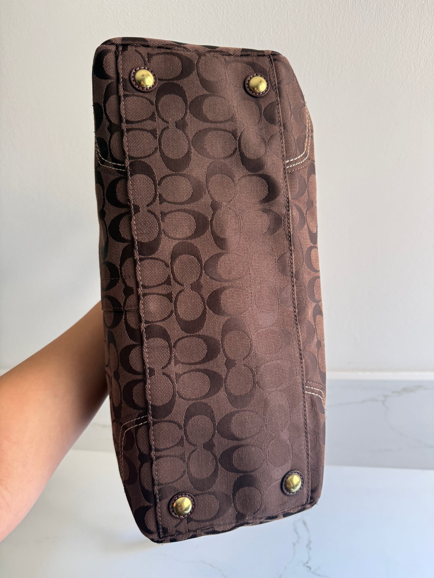 Super Rare Coach Signature Carryall Bag