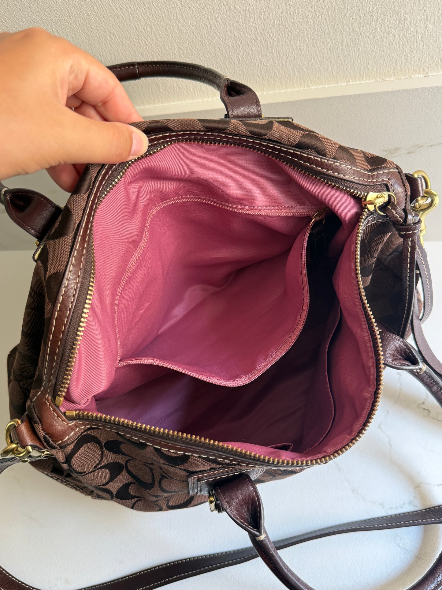 Super Rare Coach Signature Carryall Bag