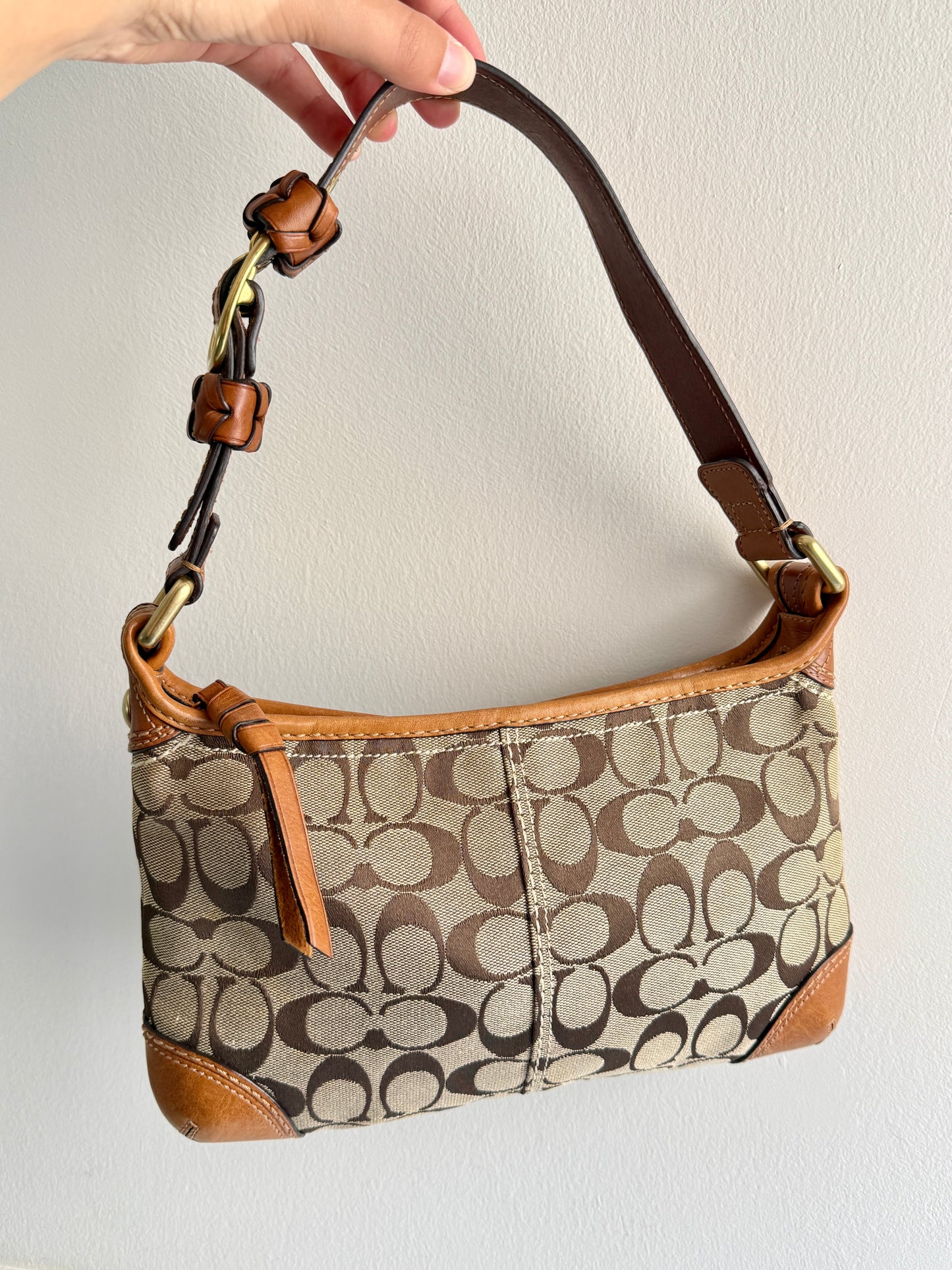 Coach Bleecker Signature Shoulder Bag, Small
