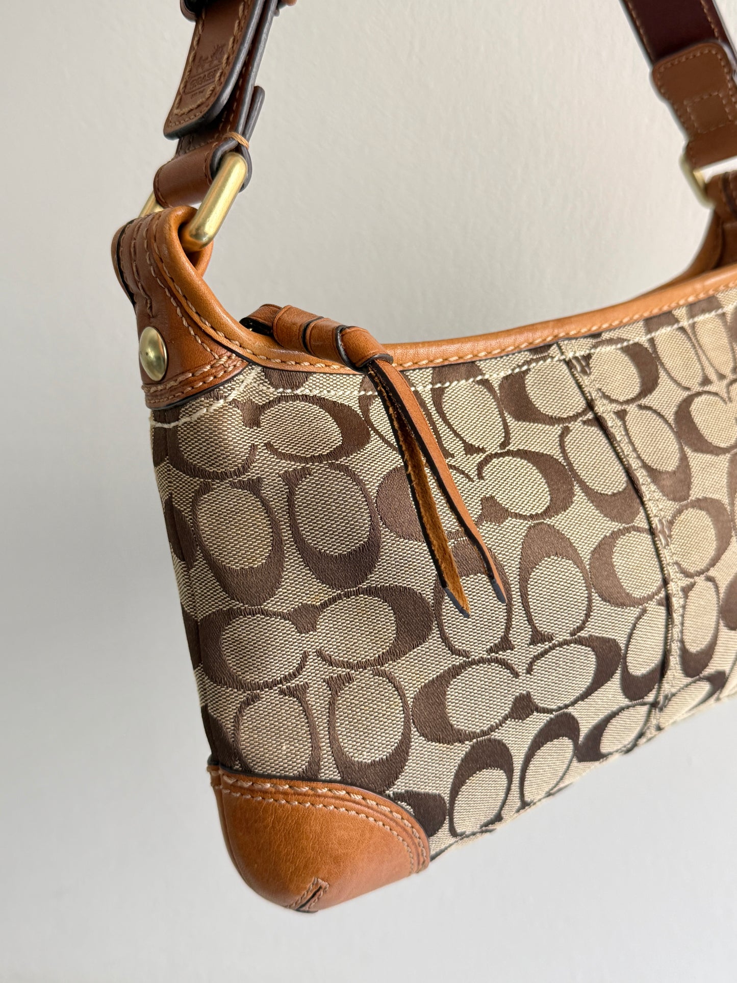 Coach Bleecker Signature Shoulder Bag, Small