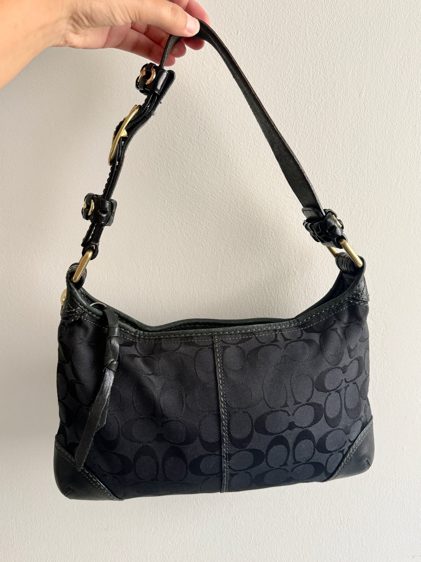 Coach Bleecker Signature Shoulder Bag, Medium