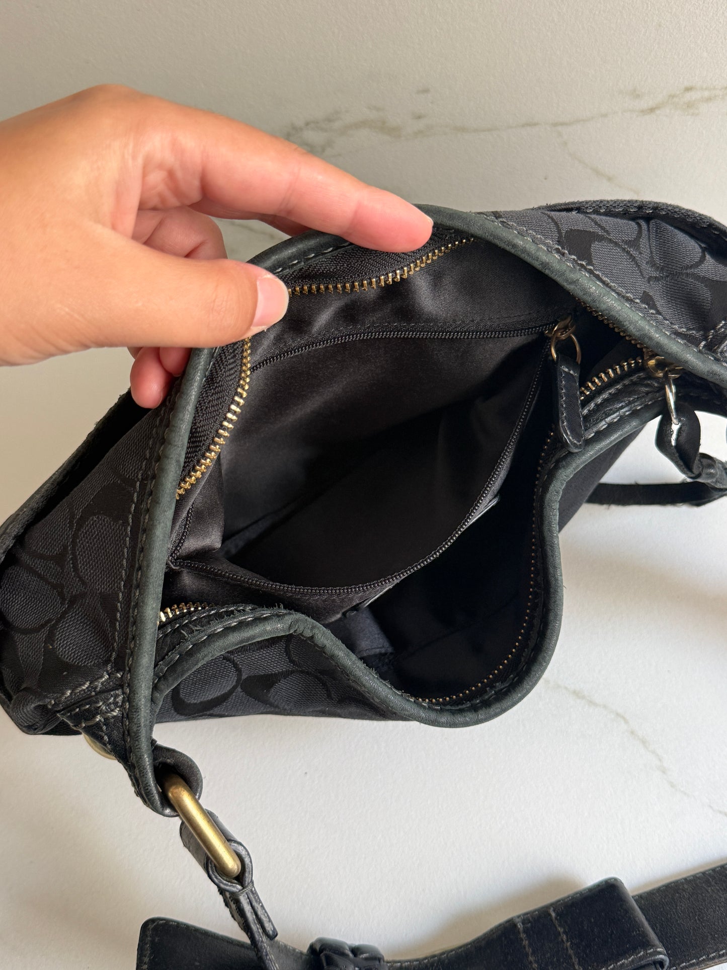 Coach Bleecker Signature Shoulder Bag, Medium