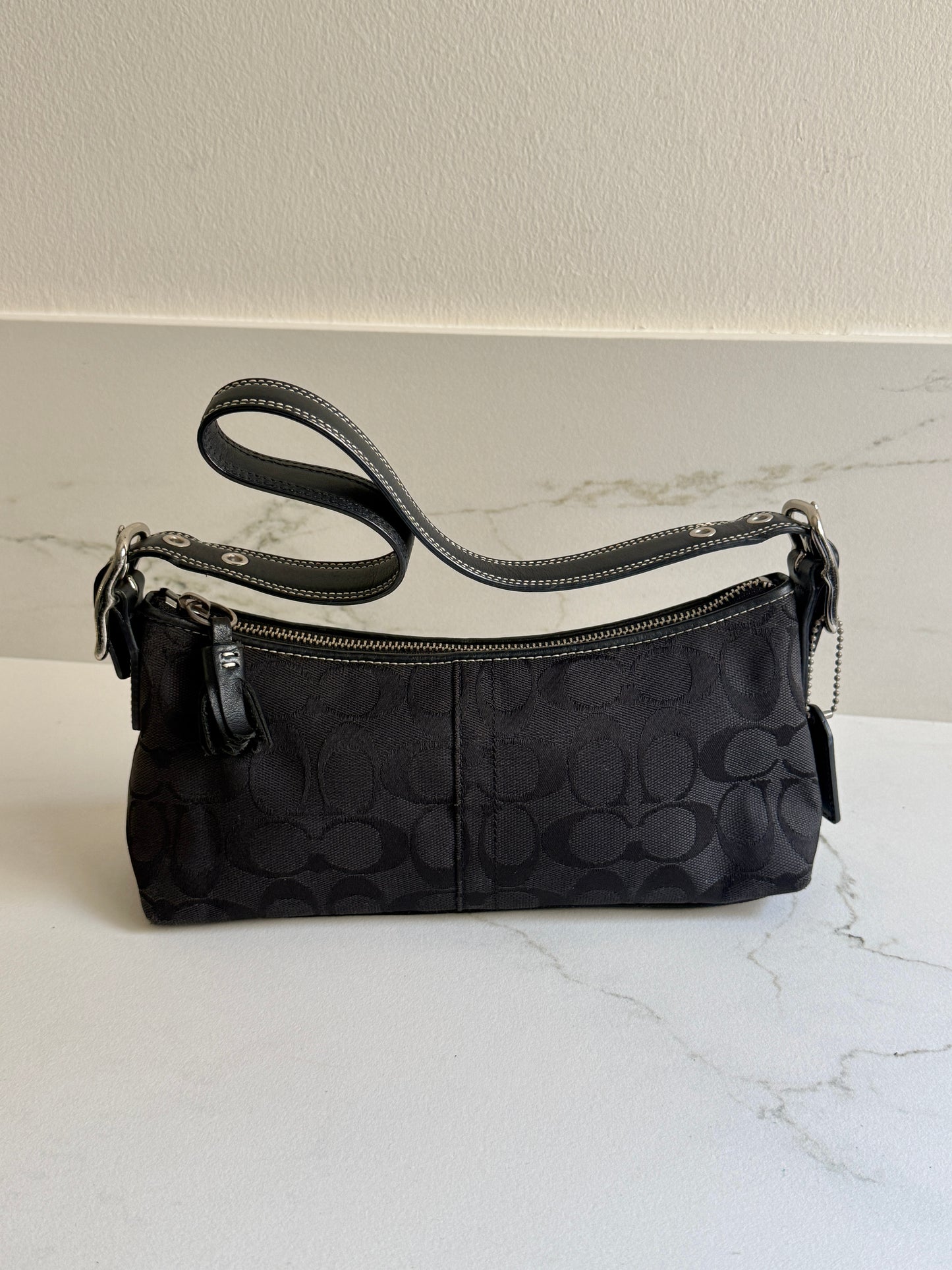 Super Rare Coach East West Baguette Bag