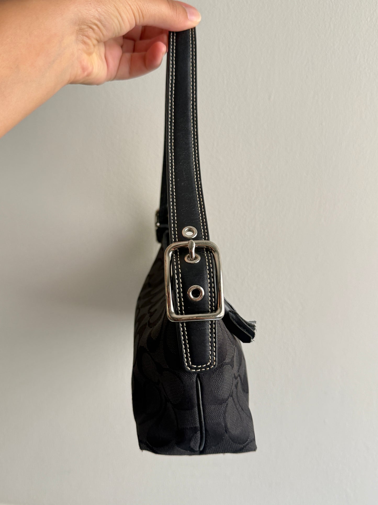 Super Rare Coach East West Baguette Bag