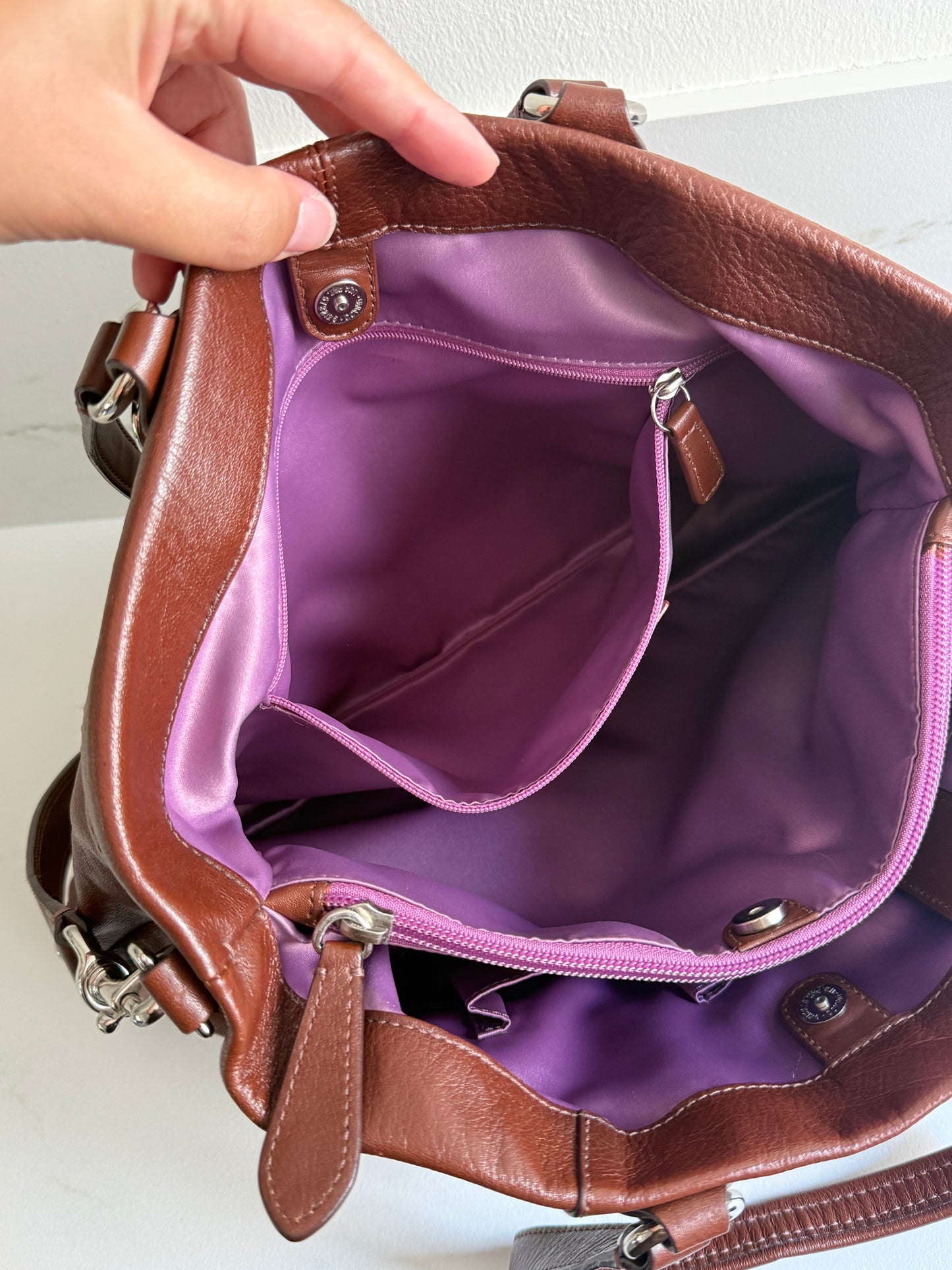 Rare Coach Ashley Leather Carryall Shoulder Bag