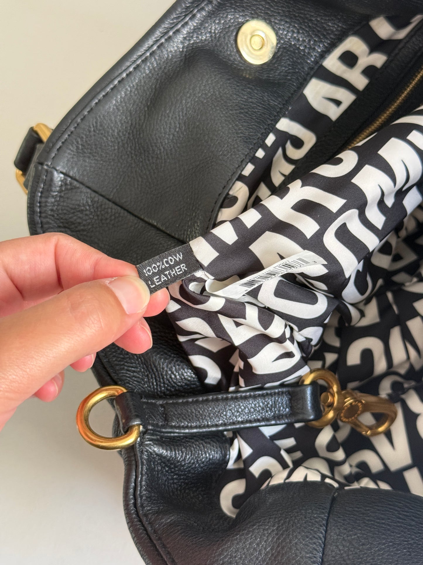 Marc by Marc Jacobs Classic Q Fran Leather Shoulder Bag