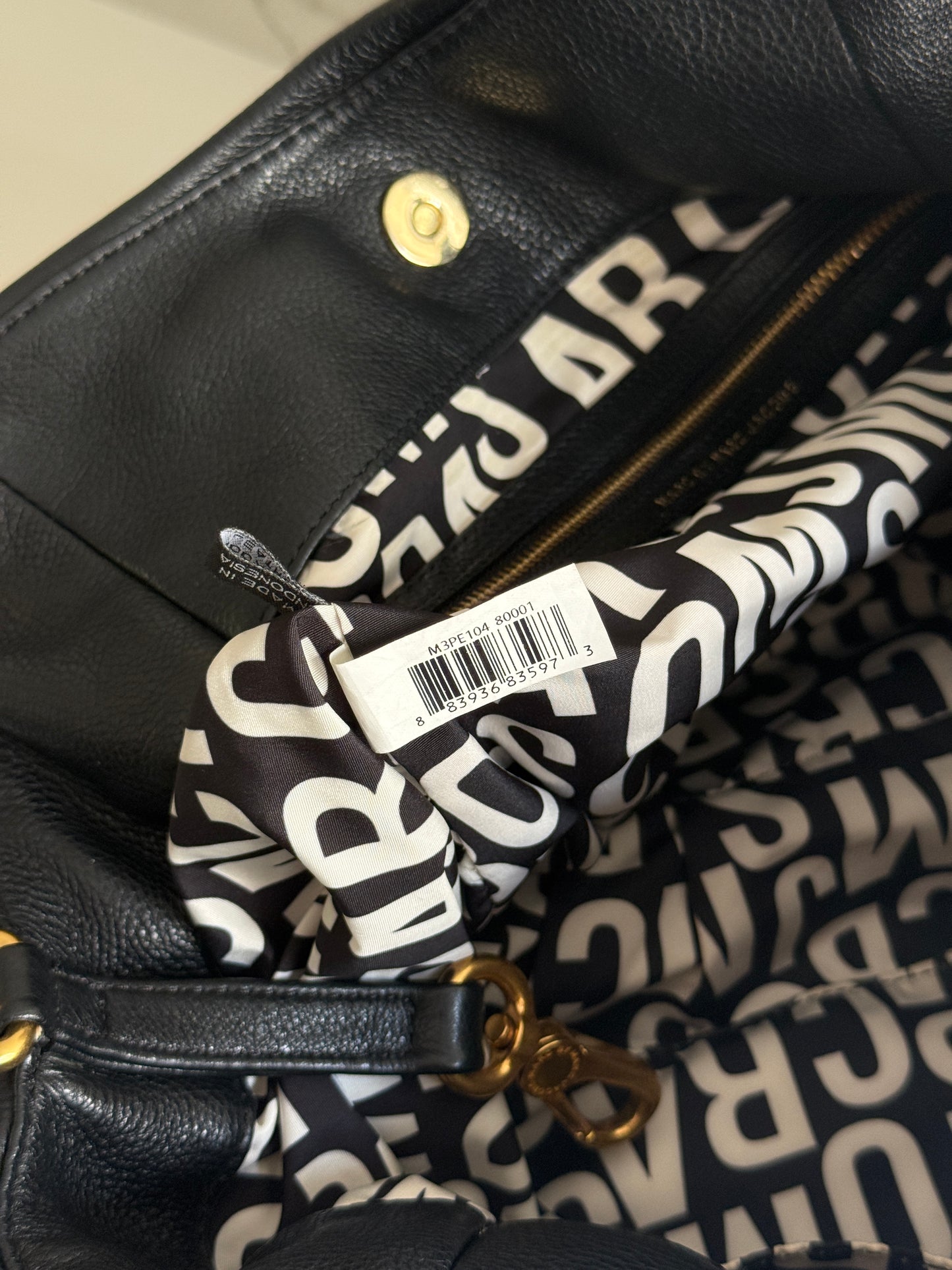 Marc by Marc Jacobs Classic Q Fran Leather Shoulder Bag