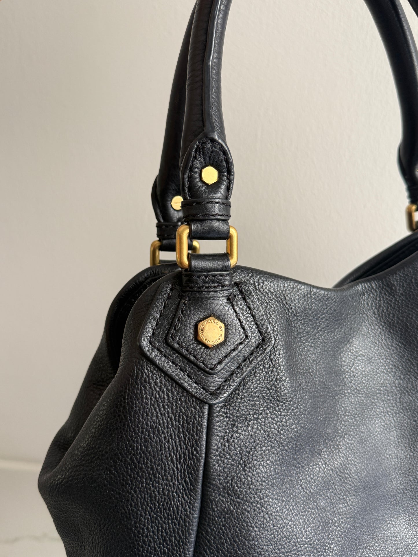 Marc by Marc Jacobs Classic Q Fran Leather Shoulder Bag