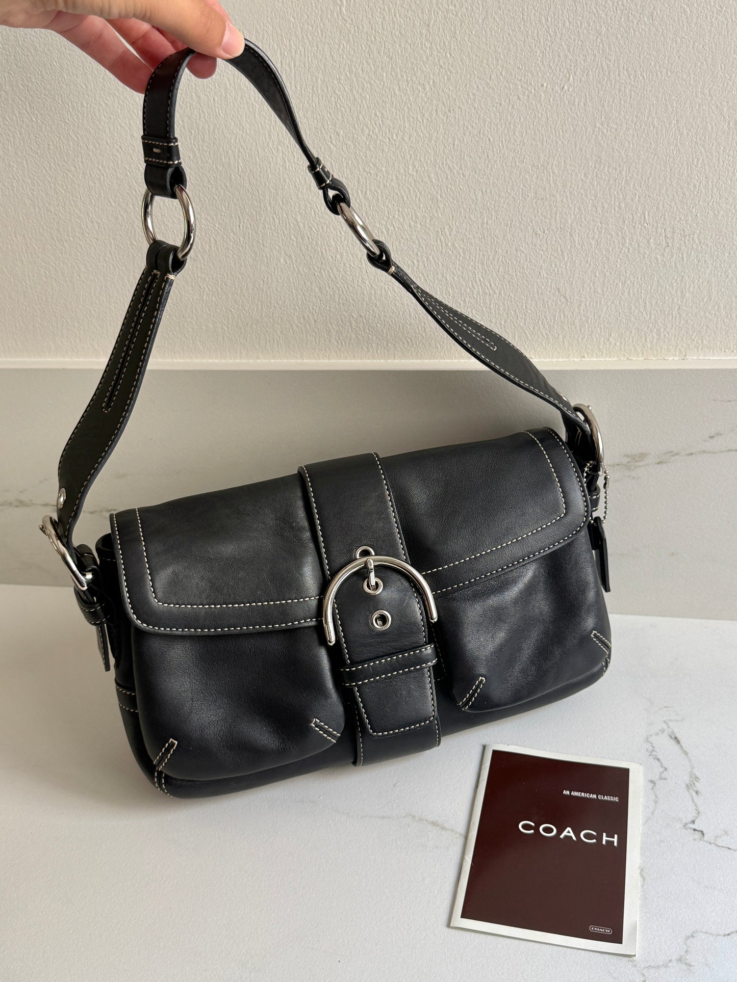 Super Rare Coach Soho Leather Shoulder Bag