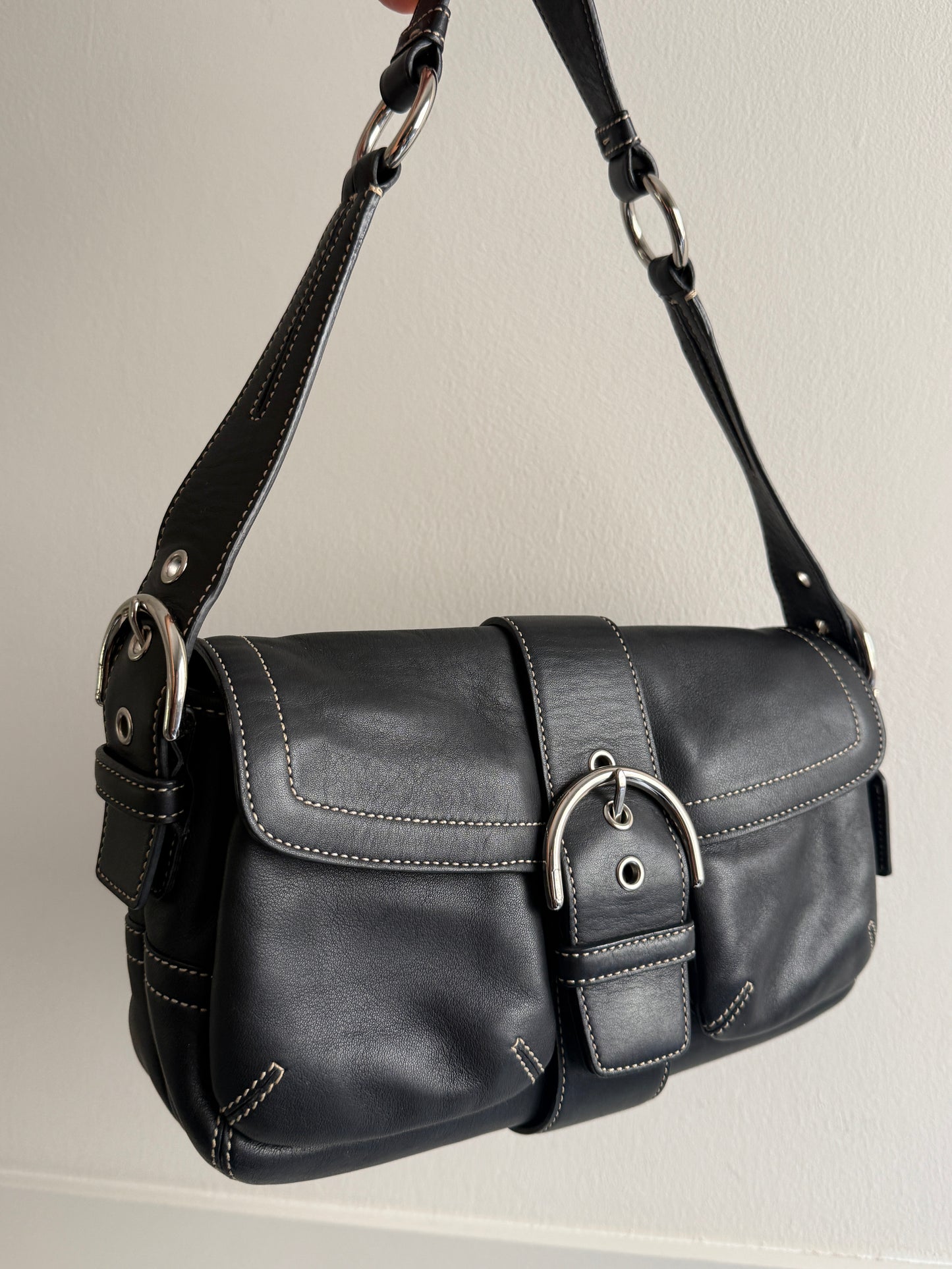 Super Rare Coach Soho Leather Shoulder Bag