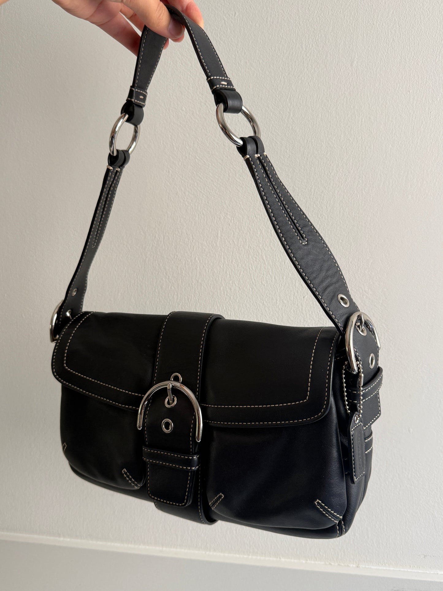 Super Rare Coach Soho Leather Shoulder Bag